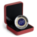 2019 Водолей: Zodiac Series - Чистая серебряная монета с кристаллами Swarovski
