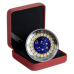 2019 Весы: Zodiac Series - Чистая серебряная монета с кристаллами Swarovski
